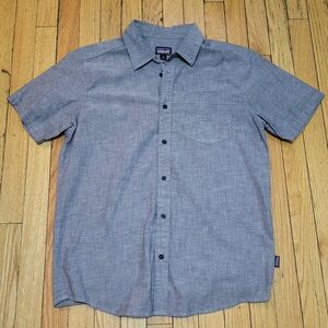Men's Gray Short Sleeve Shirt